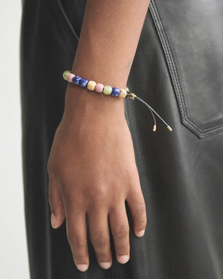 CPH BRACELET 13 beads colourful gold