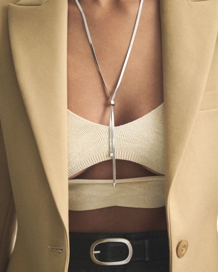 CPH NECKLACE 12 sleek silver