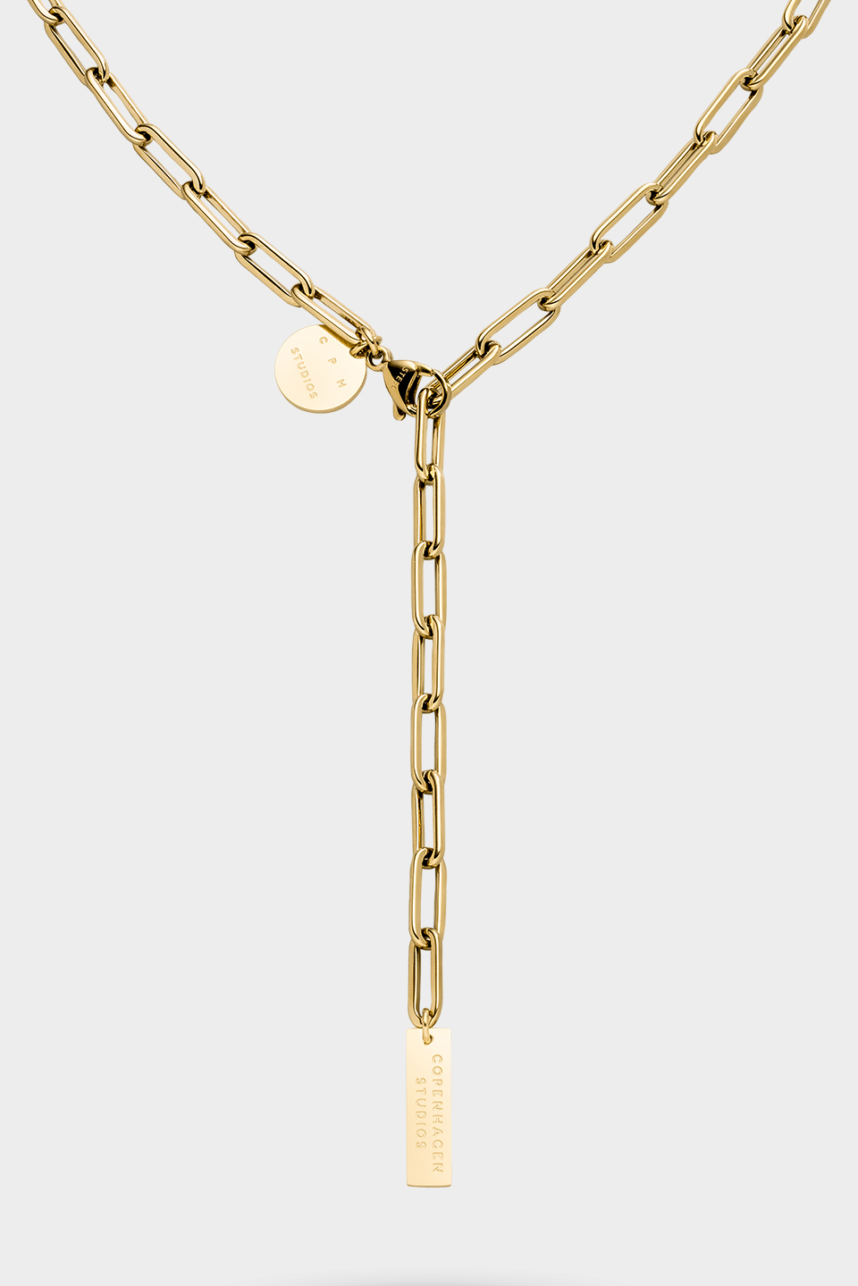 CPH NECKLACE 9 basic tags gold