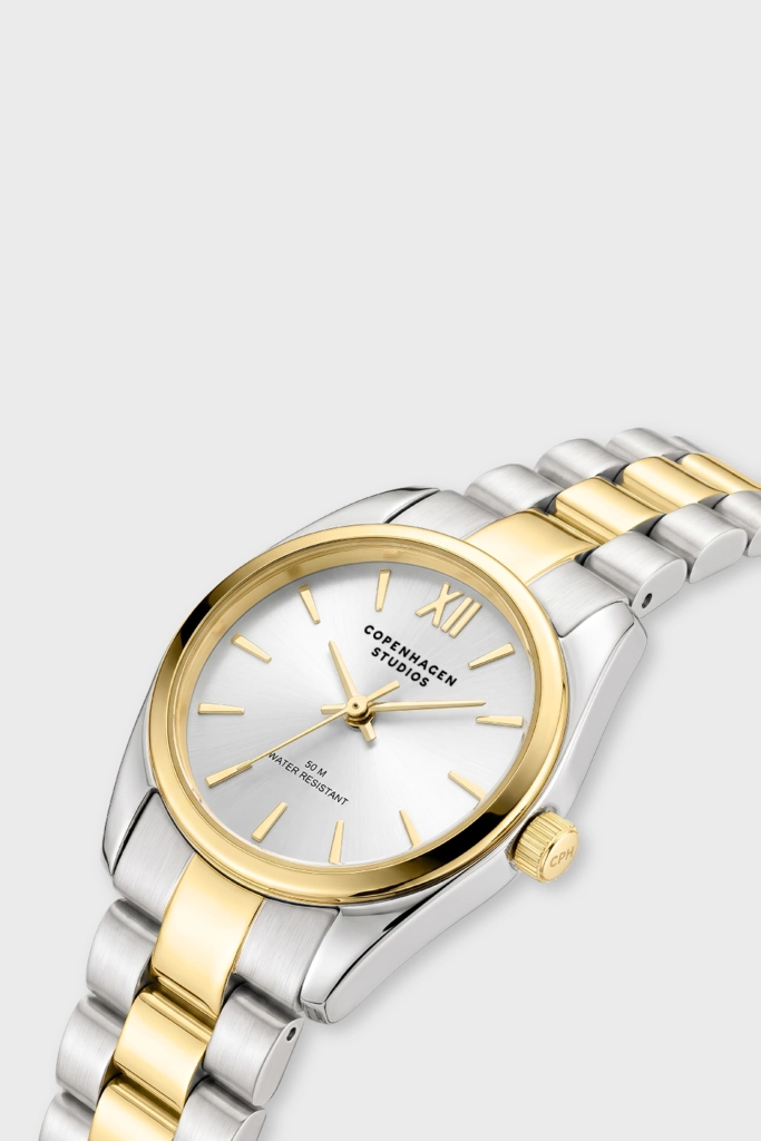 CPH WATCH 6 mini round silver/gold - alternative 3
