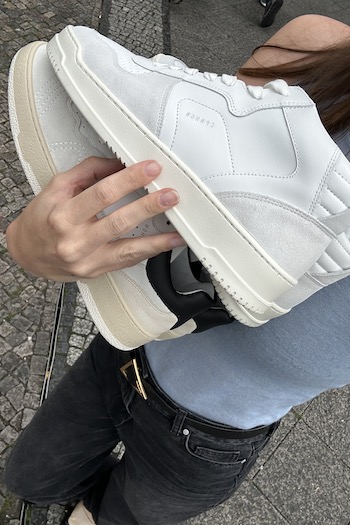 CPH150M leather mix white and CPH461M leather mix white/black on set with Matthias Schweighöfer x CPNHGN.