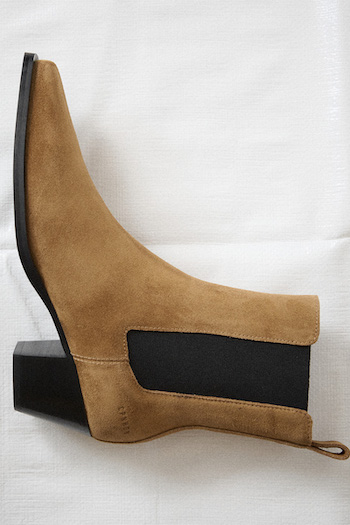 This image is a close up of the CPH247 suede new brown.